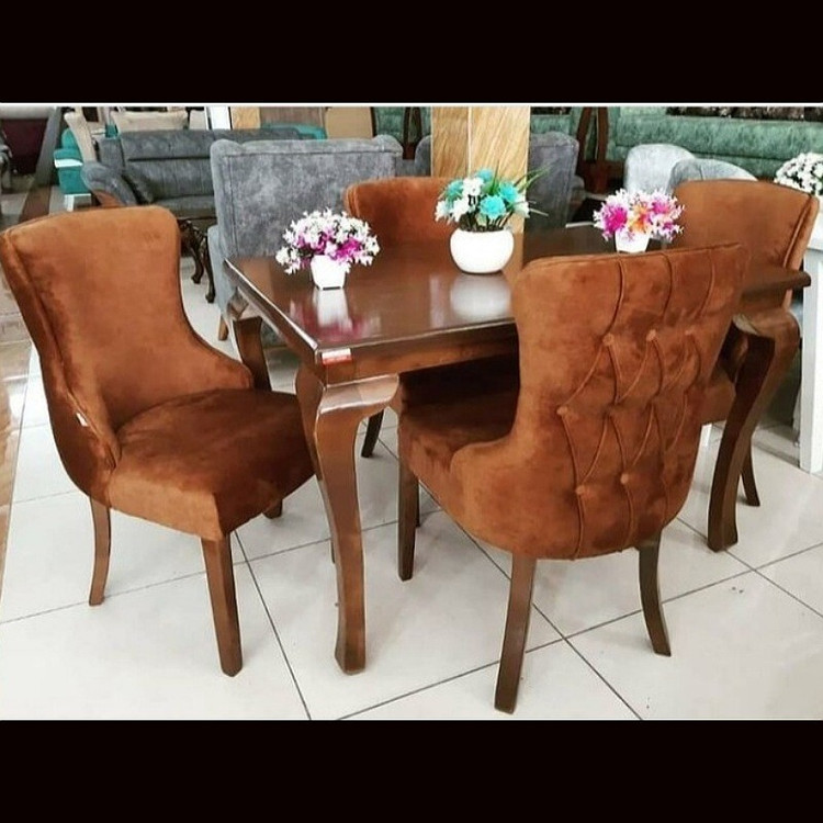 صندلی و میز نهار خوری مدل چستر 4 نفره ( ارسال پسکرایه )