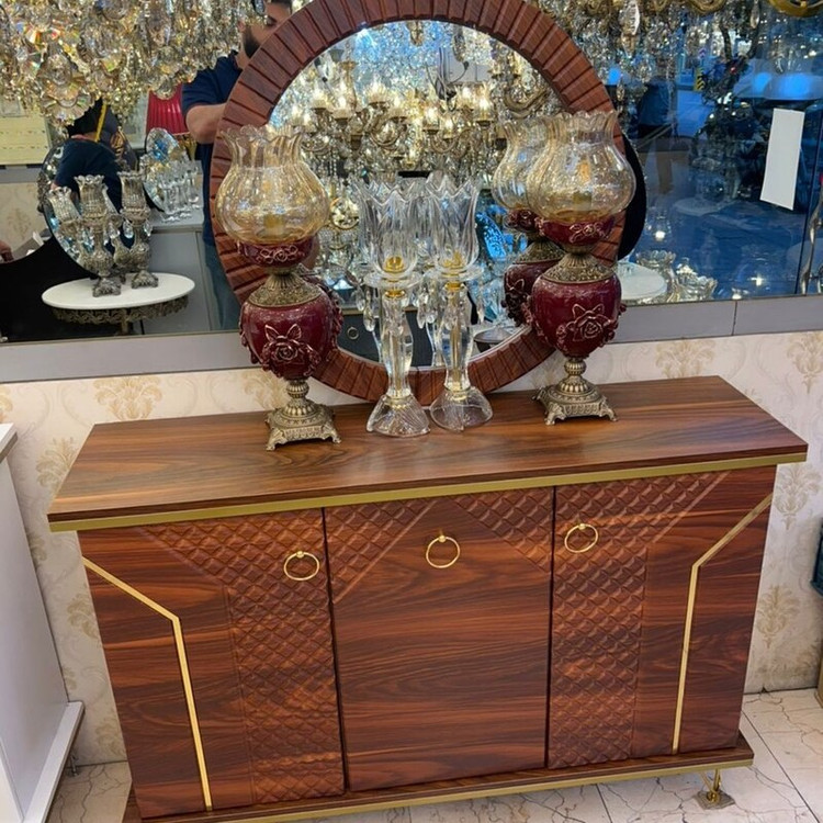 میز کنسول و آینه وکیوم سه درب