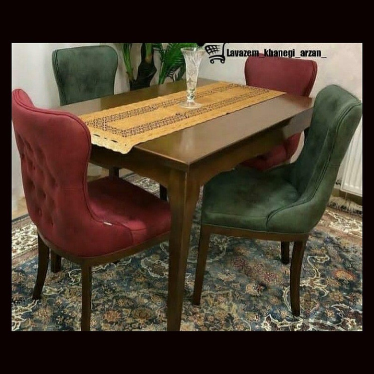 صندلی و میز نهار خوری مدل چستر 4 نفره ( ارسال پسکرایه )