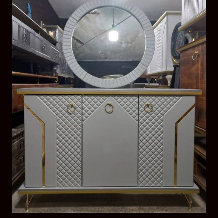 میز کنسول و آینه وکیوم سه درب