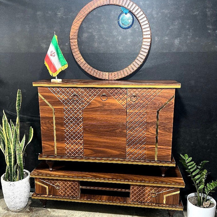 میز کنسول و آینه وکیوم سه درب