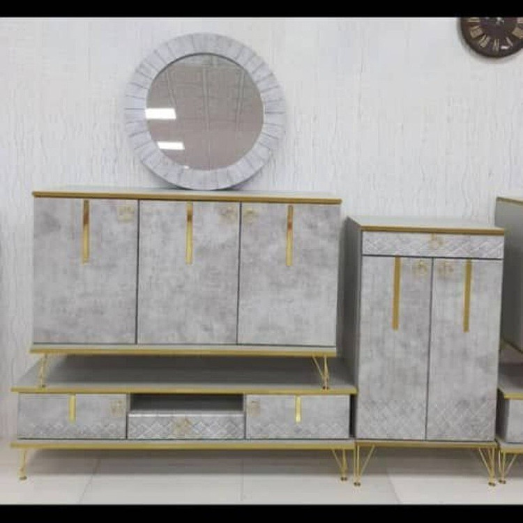 میز تی وی ، کنسول و آینه مولتی عمودی ((هزینه ارسال با مشتری پسکرایه ))