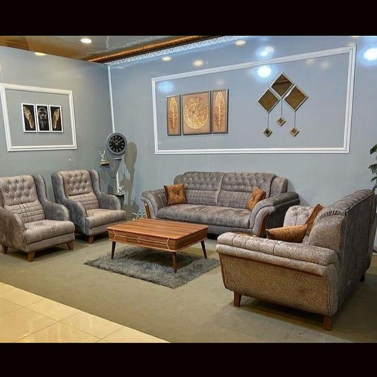 مبل راحتی مارشال 7 نفره چوب روس