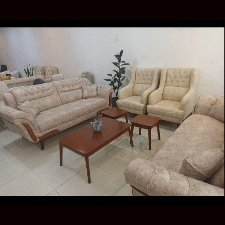 مبل راحتی مارشال 7 نفره چوب روس