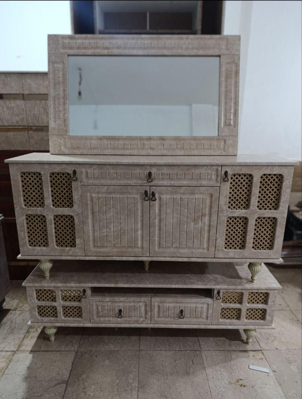 آینه و کنسول حصیری جدید