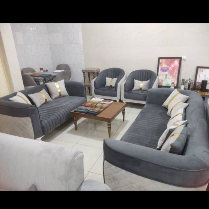مبل راحتی ۷ نفره دو رنگ دیانا
